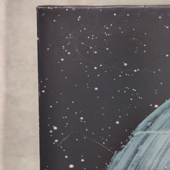 Star Wars Death Star II Canvas 22 x 22 in Return of the Jedi Light Up Disney - Picture 14 of 16